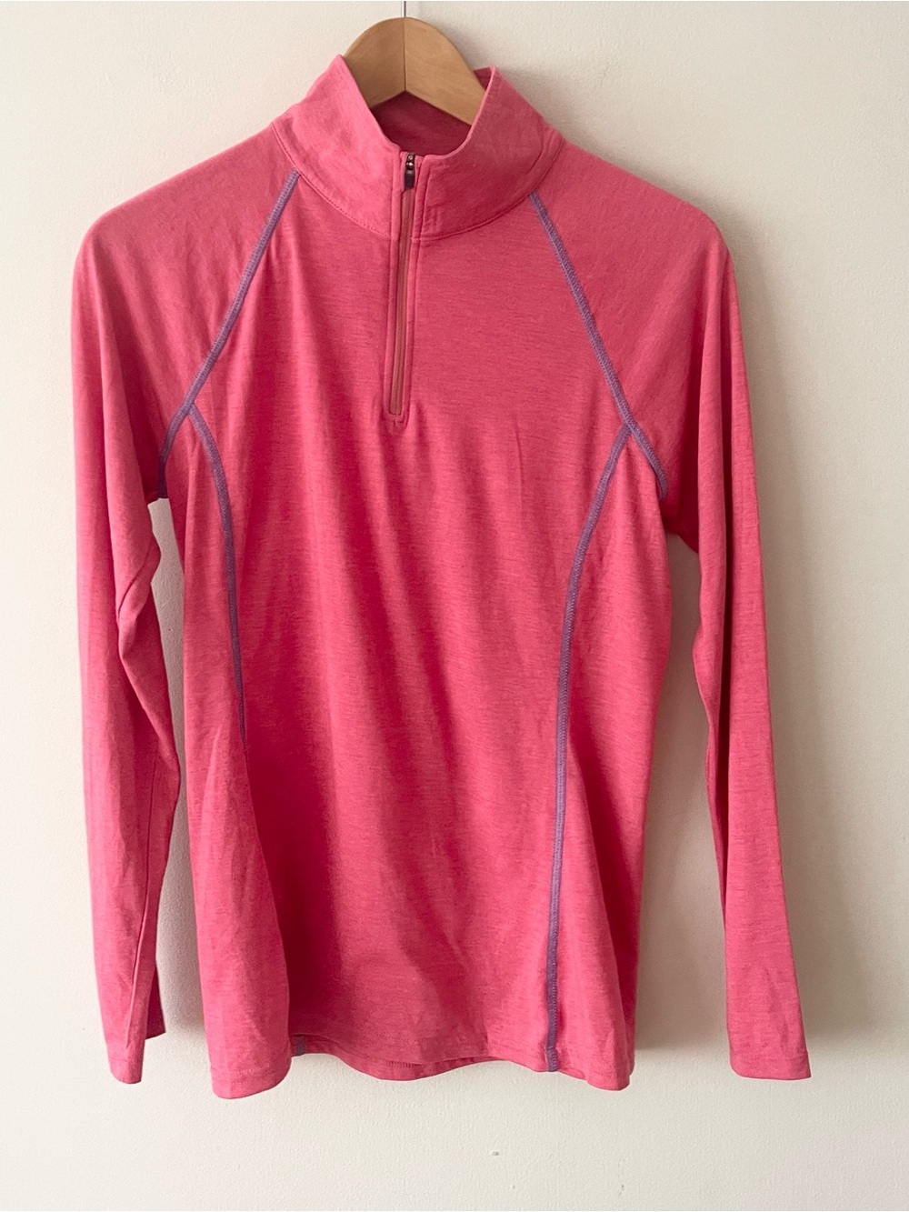 Orvis Trout Bum Women's Pink Long-Sleeve Quarter Zip Top Pullover Women’s size S